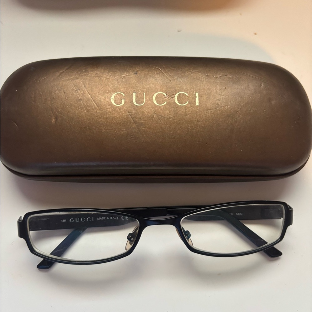 Gucci Black Designer Eyeglasses